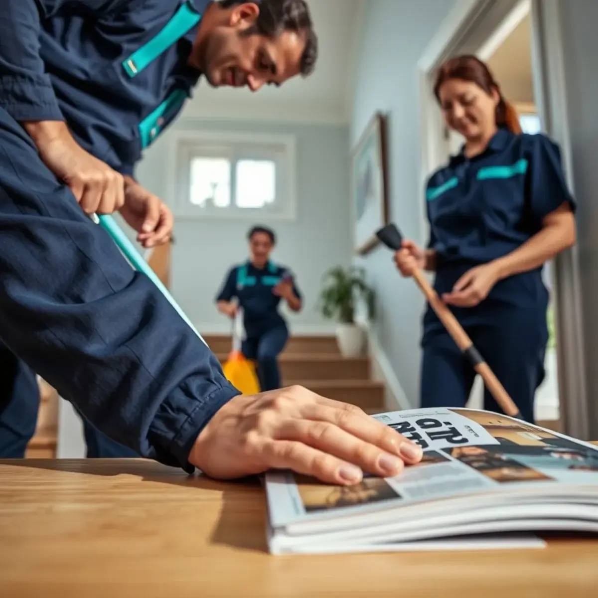 Stairs, entries, and overlooked transitions for deep cleaning checklist New Jersey in a New Jersey home