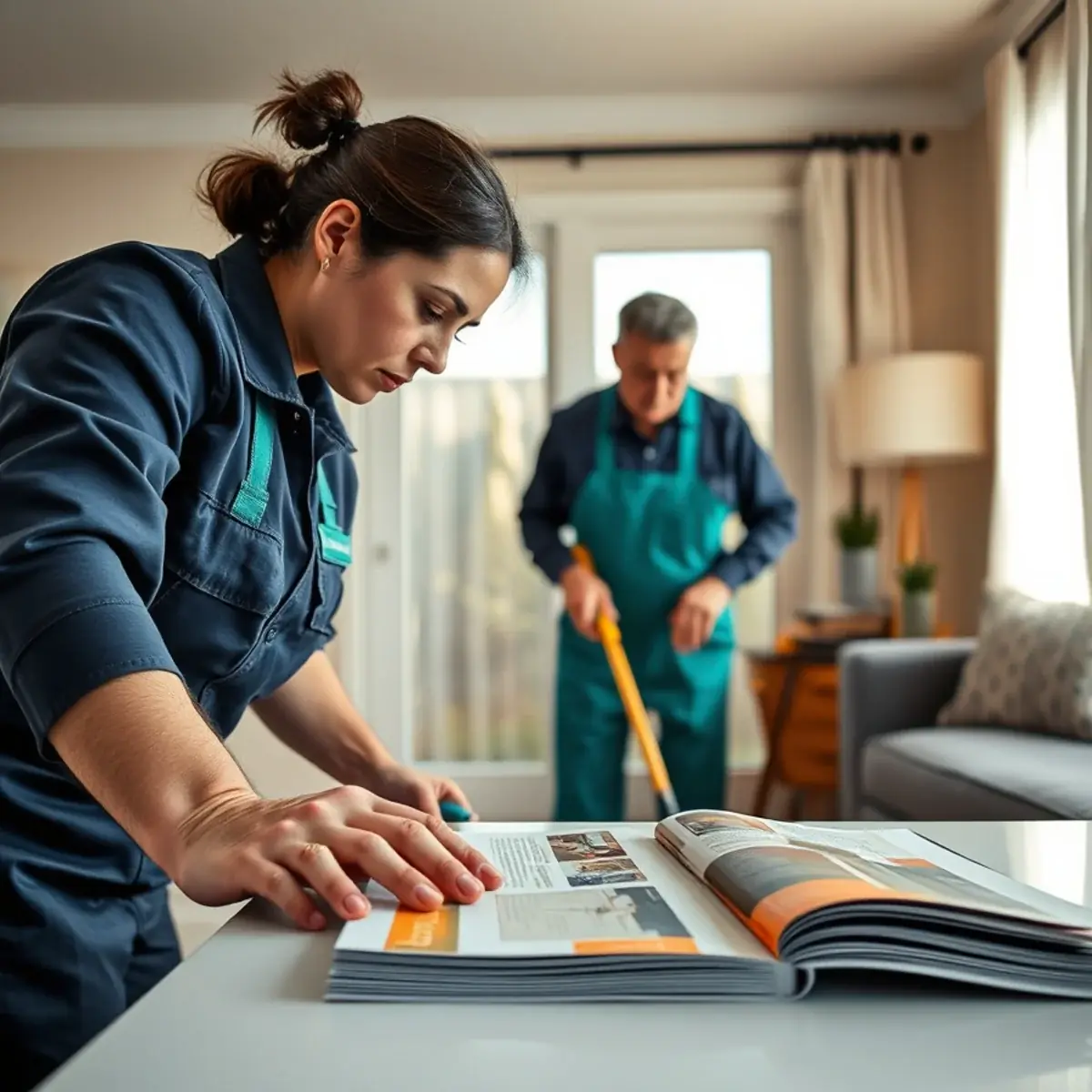 Living rooms, dining rooms, and offices for house cleaning checklist by room in a New Jersey home