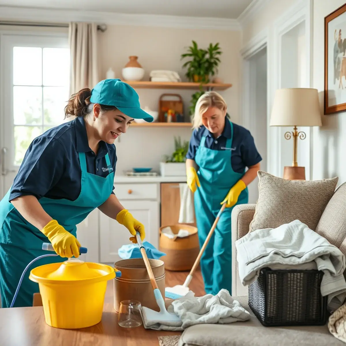 Clear clutter, not dirt for how to prepare for house cleaners in a New Jersey home