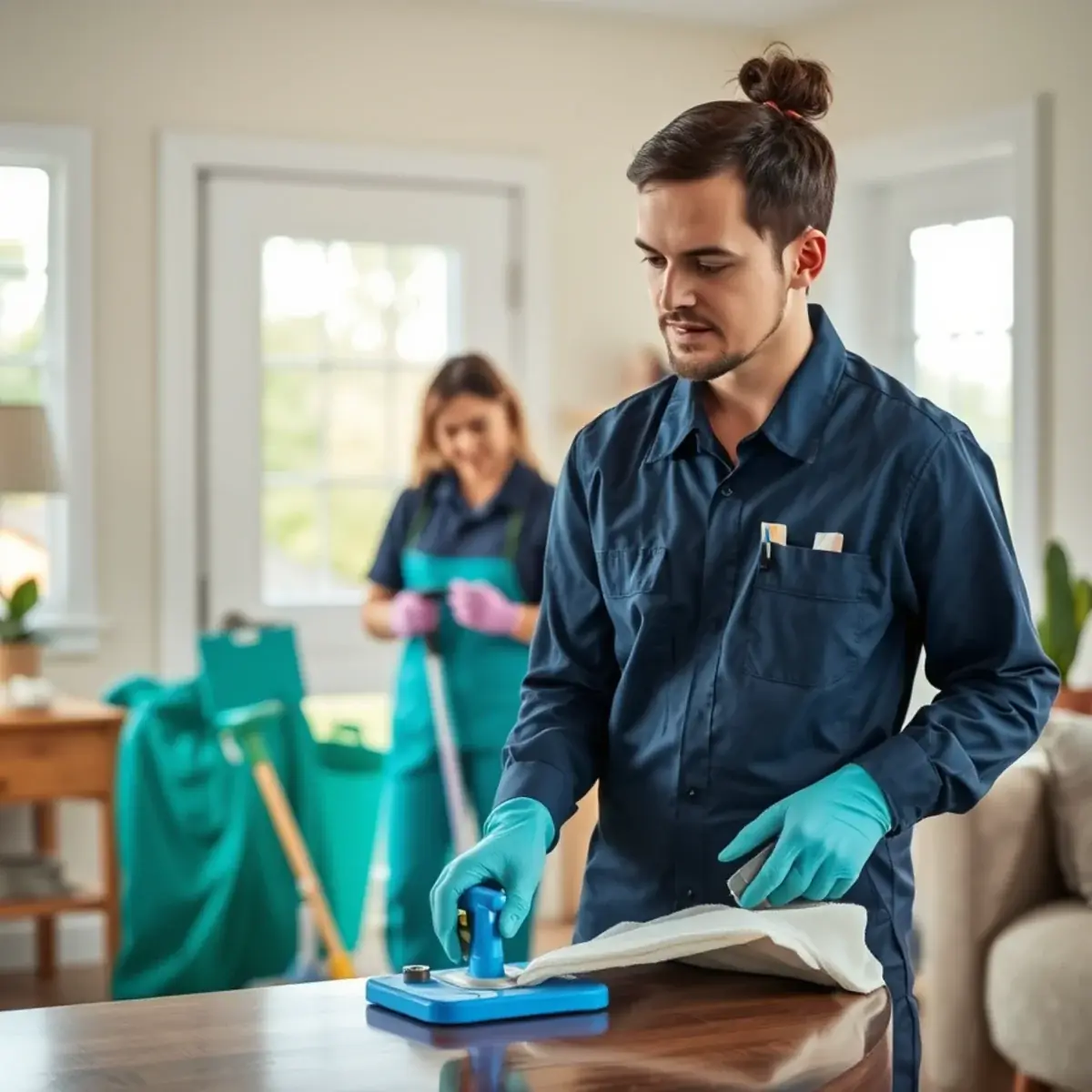 House cleaning checklist identifying tasks that require advance notice