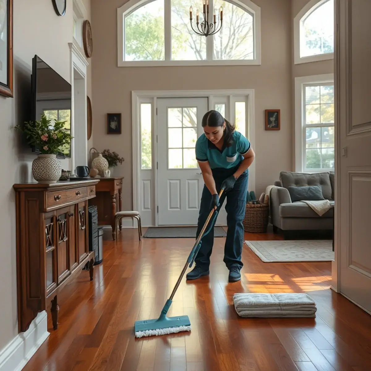 Professional house cleaning in Teaneck, New Jersey
