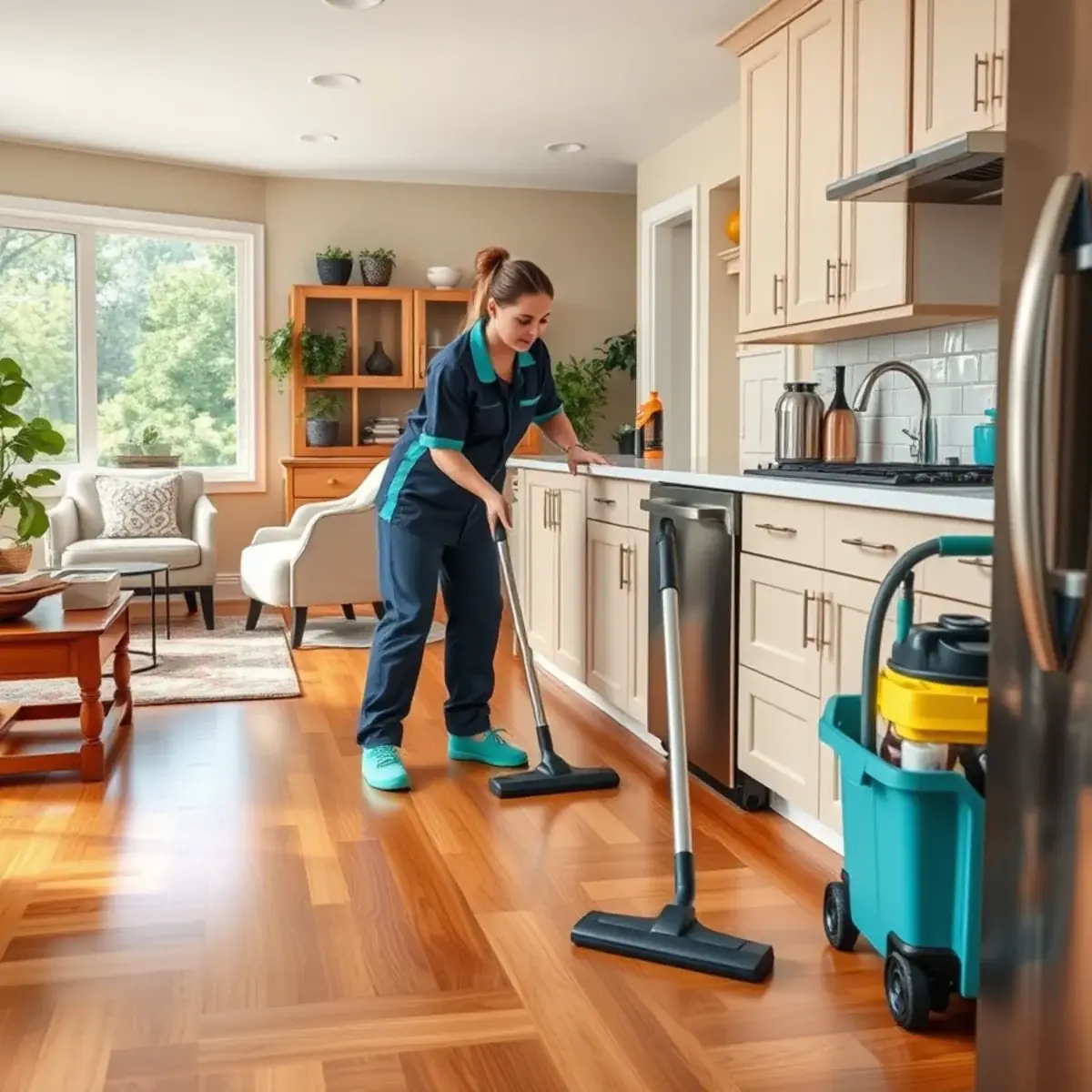 Professional house cleaning in Tenafly, New Jersey